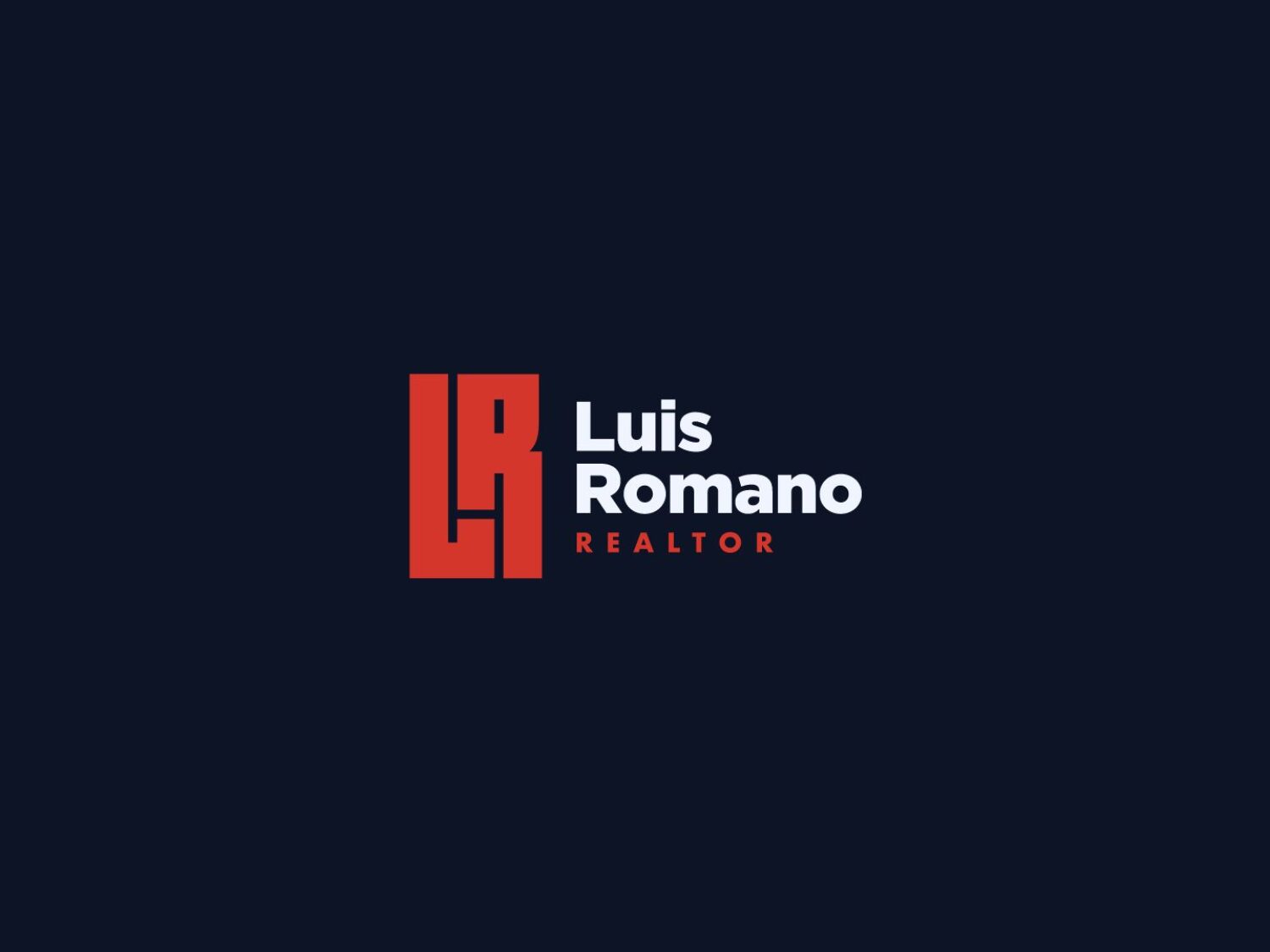 Luis R. - Realtor Visual Identity